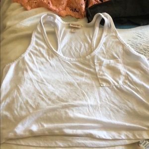 White crop top